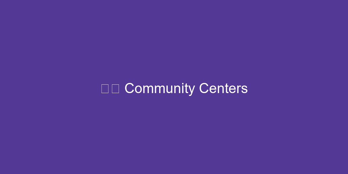 Community Hubs